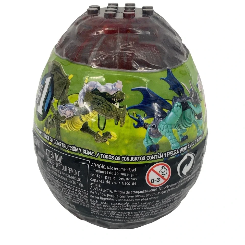 Mega Construx Breakout Beasts Series 1‎ Mystery Egg GCK31 New Sealed